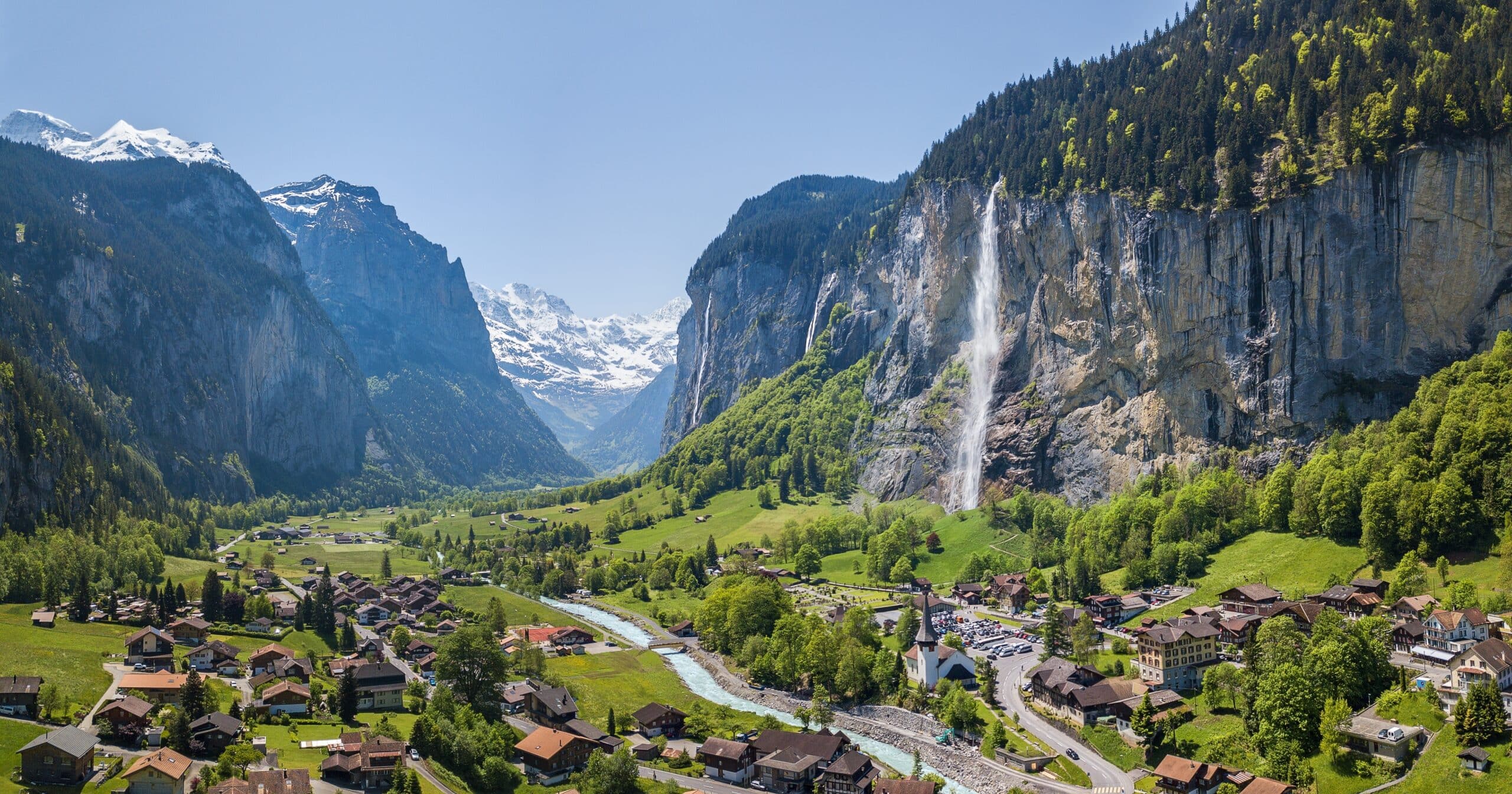 Les Staubbach falls, des cascades féériques