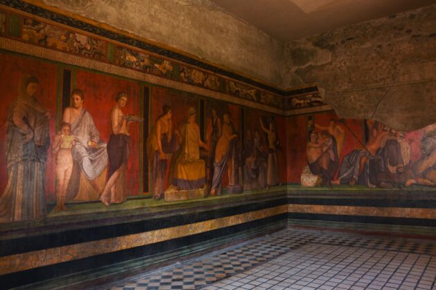 La Villa des Mystères à Pompéi