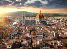Vue aérienne du Duomo de Florence