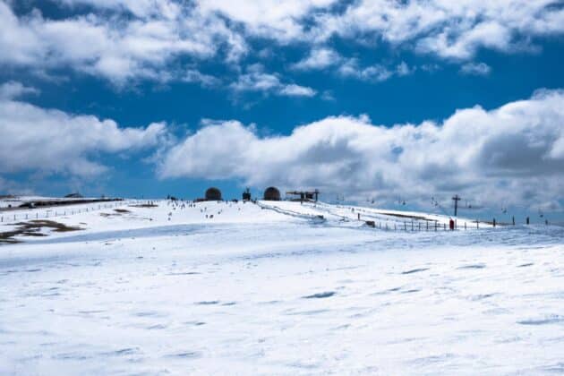 au-dessus des nuages dans la Serra da Estrela, Portugal