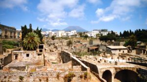 Herculanum près de Naples en Italie