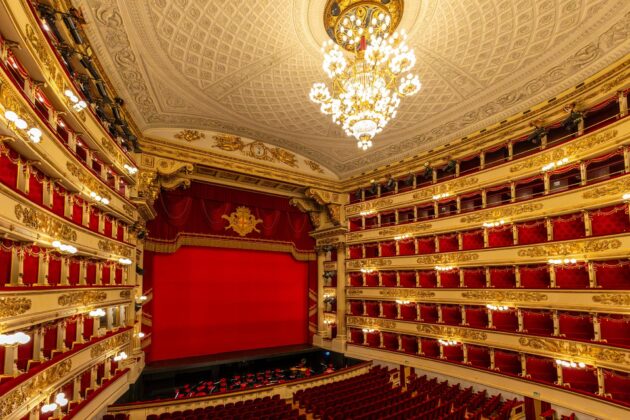 Intérieur de la Scala de Milan
