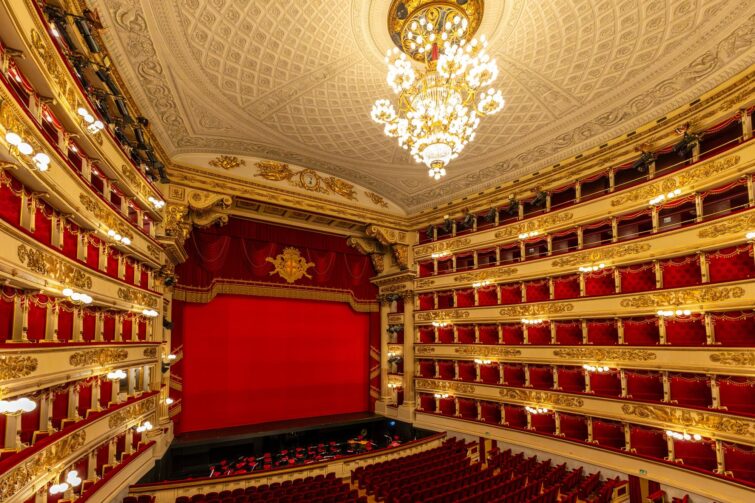Intérieur de la Scala de Milan
