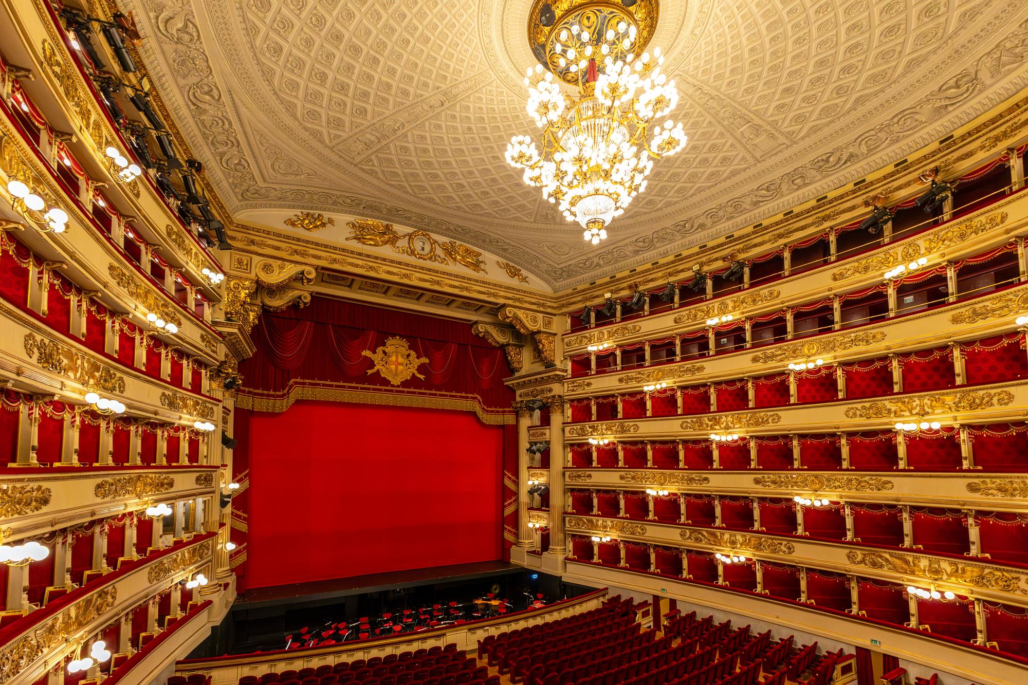 Intérieur de la Scala de Milan