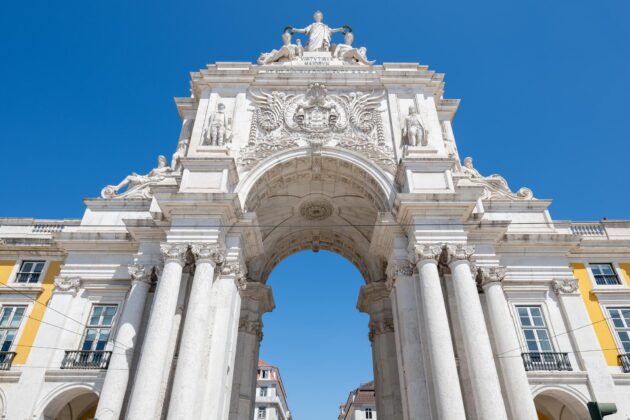 L'Arc de triomphe de la rue Augusta à Lisbonne
