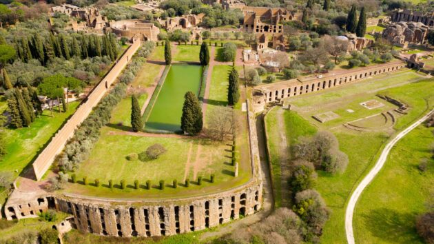 La Villa d'Hadrien située près de Rome