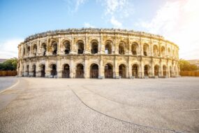 Les Arènes de Nîmes en France