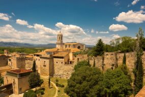 Quartier juif historique à Gérone, Espagne