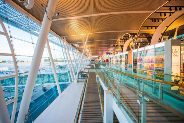 A l'intérieur de l'aéroport de Phuket