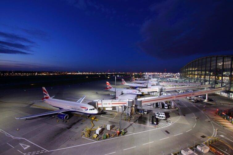 Aéroport Heathrow à Londres