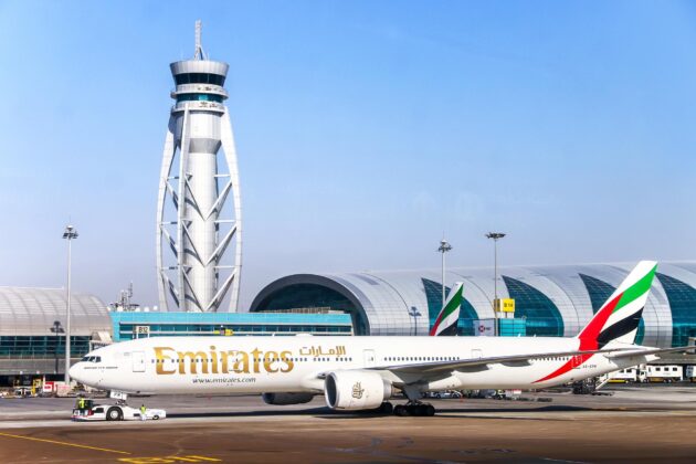Aéroport International de Dubai aux Emirats Arabes Unis