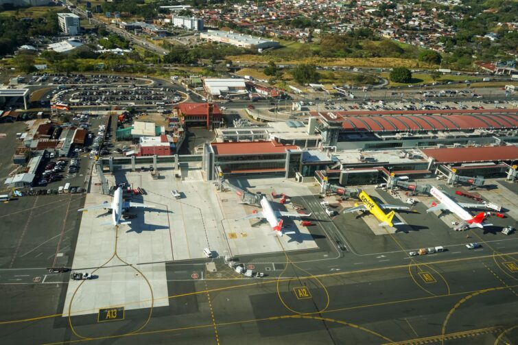 Aéroport Juan Santamaria à San José, Costa Rica