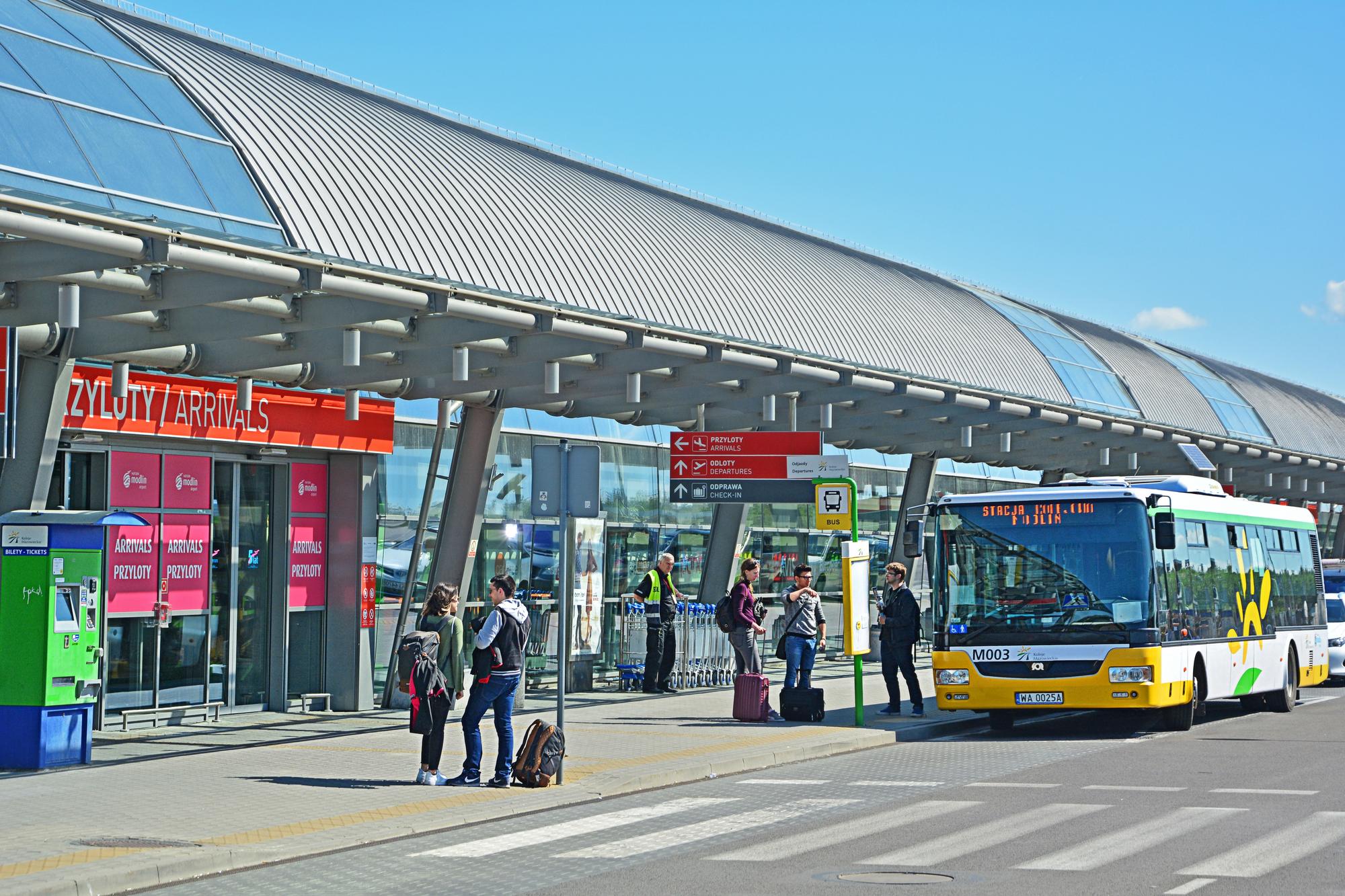 Aéroport Modlin à Varsovie, Pologne)