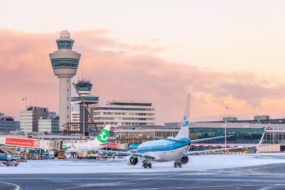Aéroport Schiphol à Amsterdam