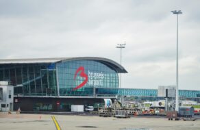 Aéroport de Bruxelles en Belgique