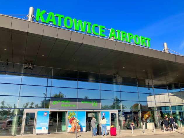 Aéroport de Katowice en Pologne