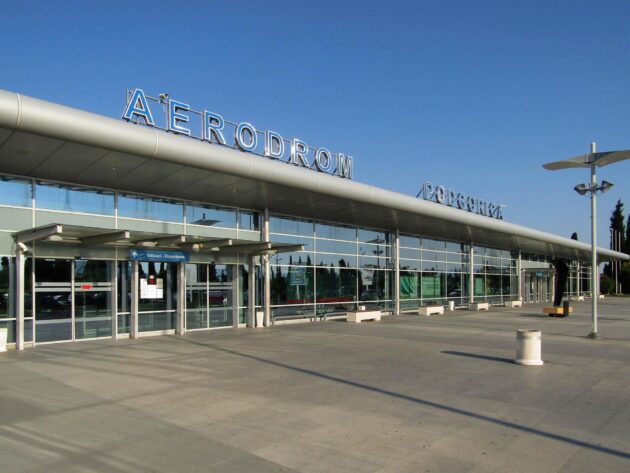 Aéroport de Podgorica au Montenegro