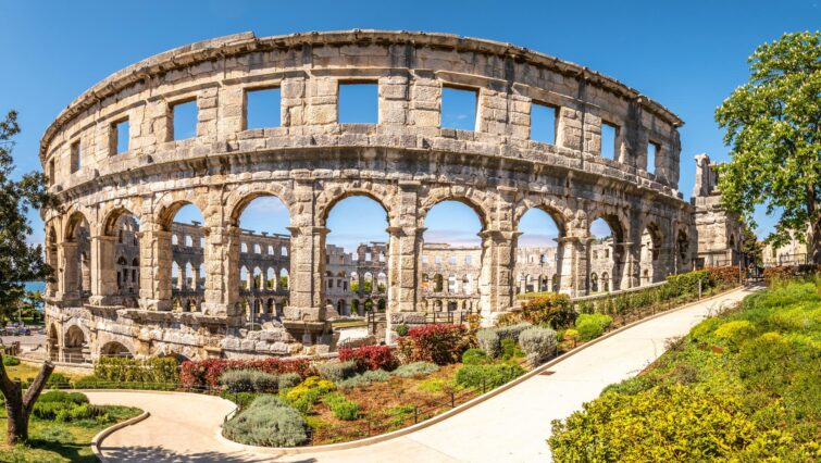 Amphithéâtre de Pula en Croatie