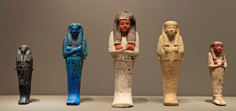 Antiquités égyptiennes exposées au Museum of Fine Arts à Boston, États-Unis