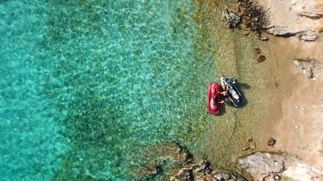 Balade en jet-ski à Santorin
