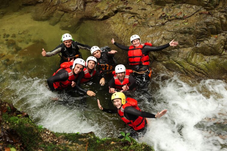 Canyoning dans le Vercors, France