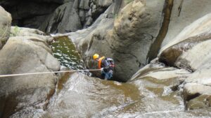 Canyoning dans le canyon de Montmin