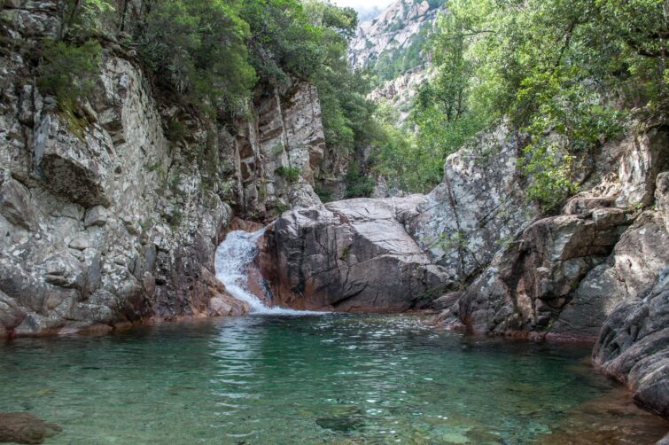 Canyoning dans les aiguilles de Bavella, Corse