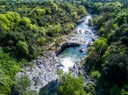 Canyoning dans les gorges de l'Alcantara, Sicile