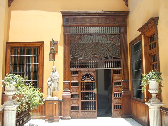 Casa de Aliaga à Lima au Pérou