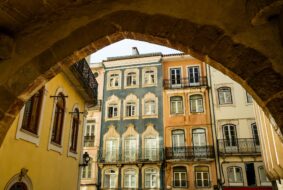 Coimbra Portugal historique palais façades roman