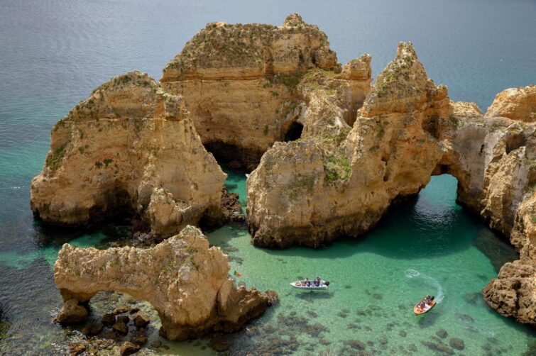 Croisière en bateau à Lagos en Algarve au Portugal