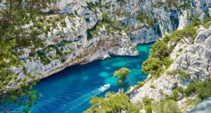 Croisière en bateau aux Calanques de Cassis, Provence-Alpes-Côte d'Azur, France