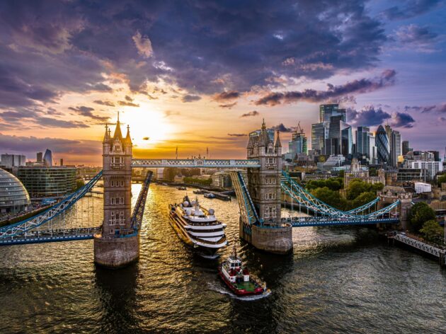 Croisière sur la Tamise à Londres en Angleterre