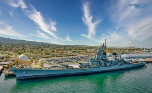 Cuirassé USS Iowa à Los Angeles