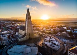 Hallgrímskirkja à Reykjavik, Islande