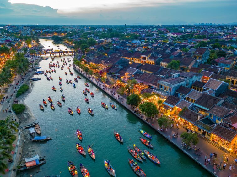 Hoi An ancient town in Vietnam, famous for cultural fusion