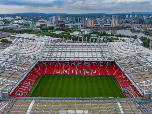 Image Aérienne de Manchester United, Old Trafford Stadium