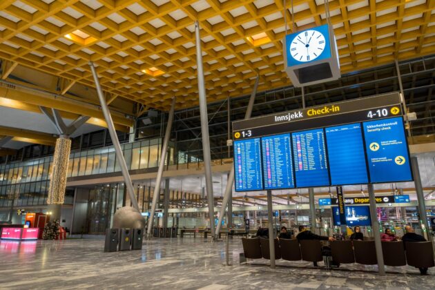 L'Aéroport Gardermoen d'Oslo