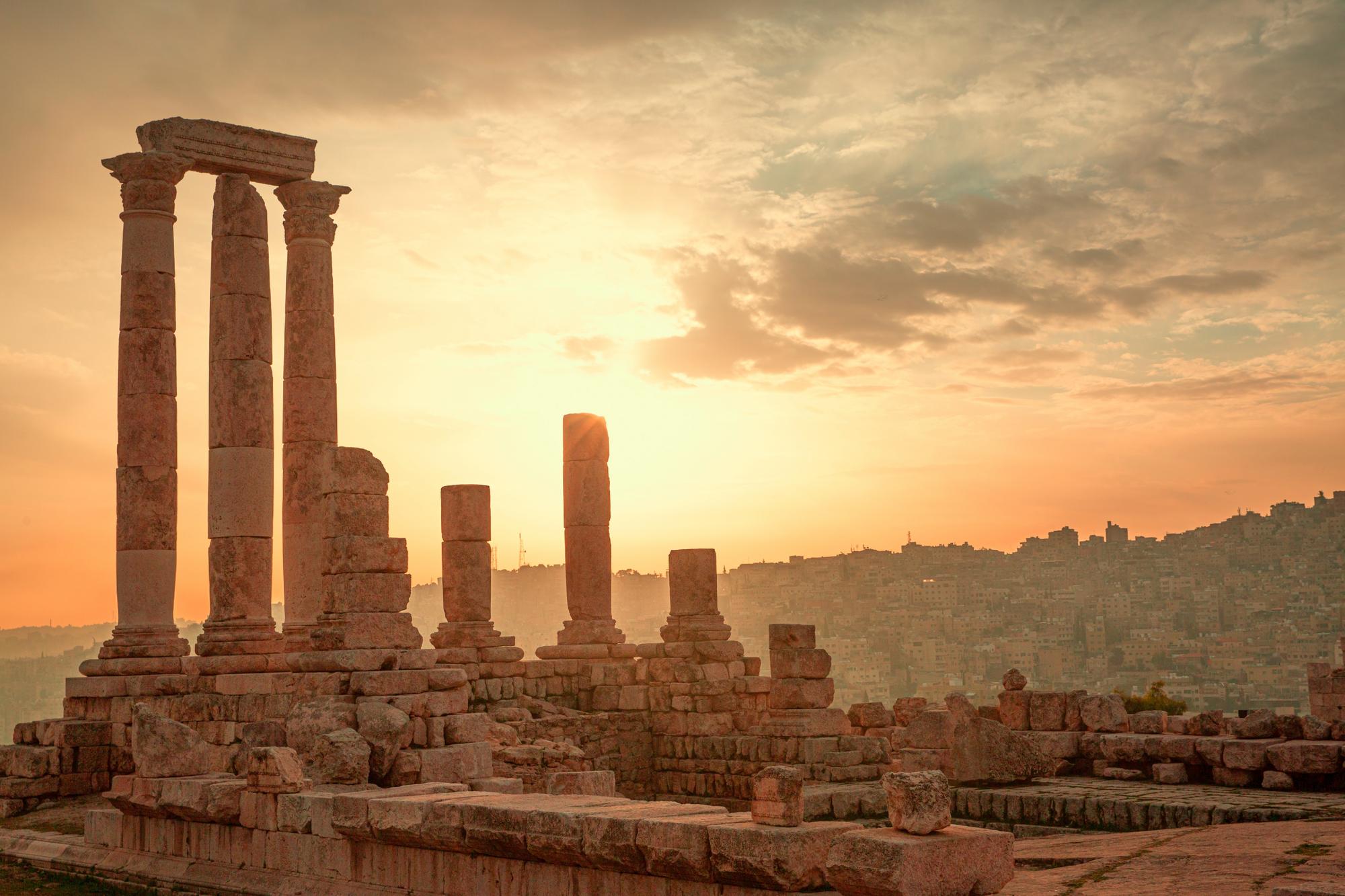 La Citadelle d'Amman, Jordanie
