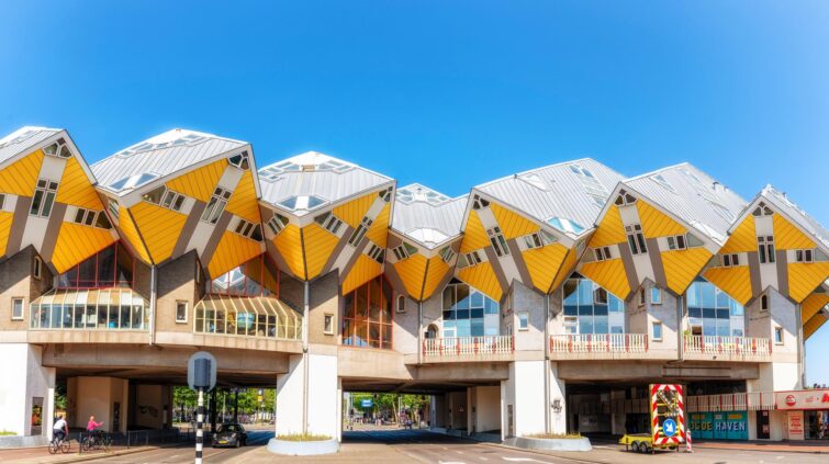 La Maison cubique à Rotterdam aux Pays-Bas