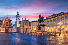 La Piazza San Carlo à Turin