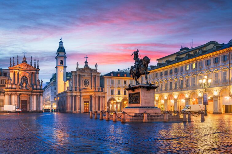 La Piazza San Carlo à Turin