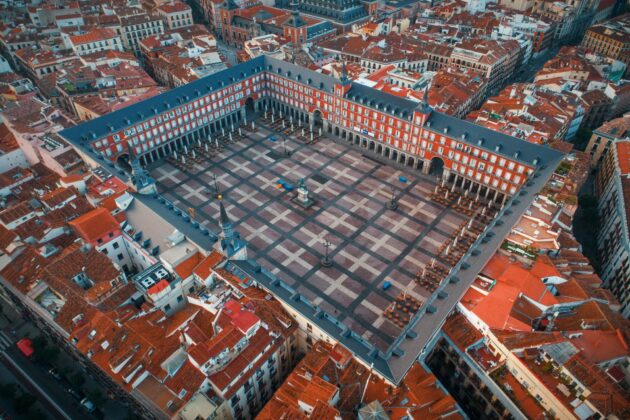 La Plaza Mayor à Madrid, Espagne