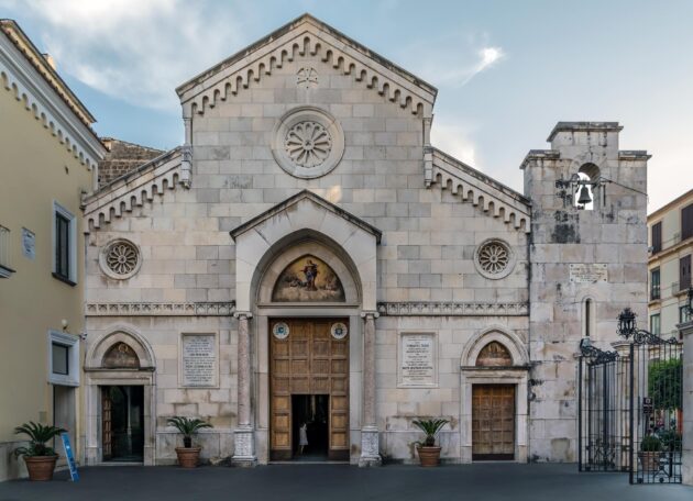 La cathédrale de Sorrente en Italie