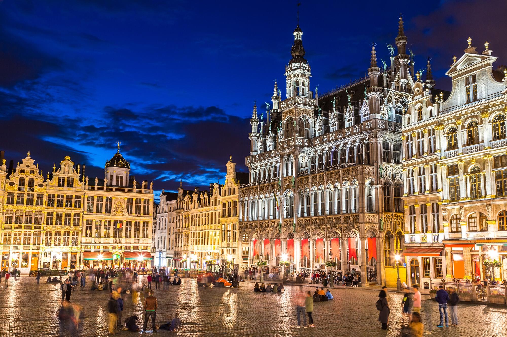 La célèbre Grand-Place de Bruxelles en Belgique