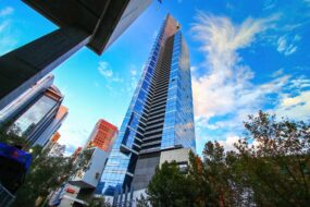 La tour où se situe le Melbourne Skydeck