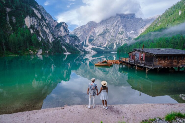 Lac de Braies en Italie