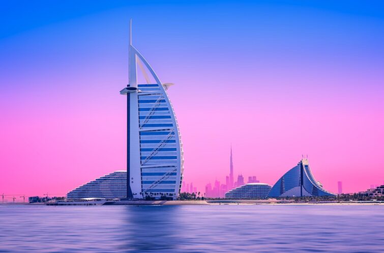 Le Burj Al Arab à Dubaï aux Émirats Arabes Unis