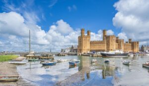 Le Château de Caernarfon, au Pays de Galles