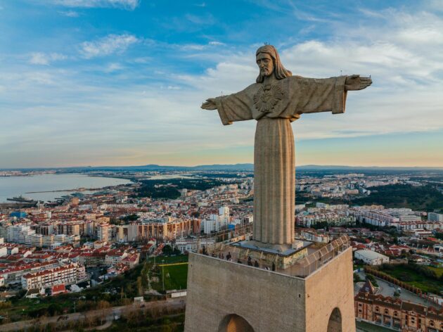 Le Cristo Rei à Lisbonne au Portugal